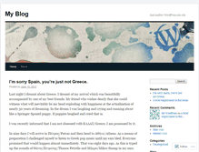 Tablet Screenshot of 30yearstogreece.wordpress.com