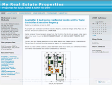 Tablet Screenshot of myrealhome.wordpress.com