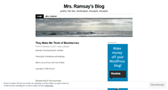 Desktop Screenshot of mrsramsay.wordpress.com