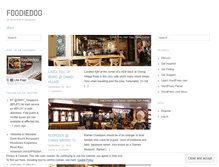 Tablet Screenshot of foodiedoo.wordpress.com