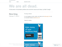 Tablet Screenshot of mattcowgill.wordpress.com