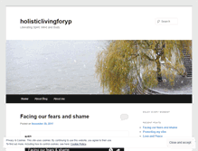 Tablet Screenshot of holisticlivingforyp.wordpress.com