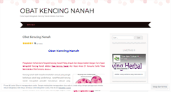 Desktop Screenshot of obatkencingnanahnanah.wordpress.com