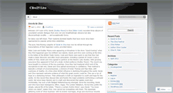 Desktop Screenshot of clive25live.wordpress.com