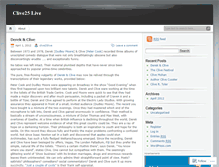 Tablet Screenshot of clive25live.wordpress.com