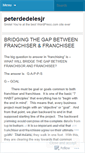 Mobile Screenshot of peterdedelesjr.wordpress.com