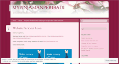 Desktop Screenshot of mypinjamanperibadi.wordpress.com