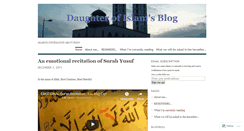 Desktop Screenshot of daughterofislam.wordpress.com