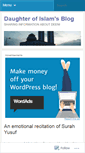Mobile Screenshot of daughterofislam.wordpress.com