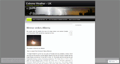 Desktop Screenshot of extremeweatheruk.wordpress.com