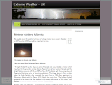 Tablet Screenshot of extremeweatheruk.wordpress.com