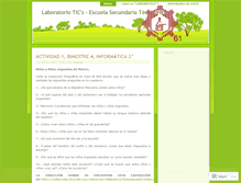 Tablet Screenshot of laboratics.wordpress.com