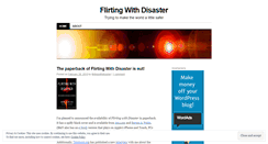 Desktop Screenshot of flirtingwdisaster.wordpress.com