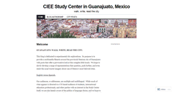 Desktop Screenshot of cieeguanajuato.wordpress.com