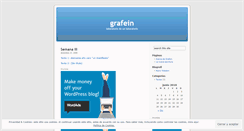 Desktop Screenshot of grafein.wordpress.com