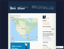 Tablet Screenshot of byshaw.wordpress.com