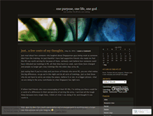 Tablet Screenshot of lifeofpurposee.wordpress.com