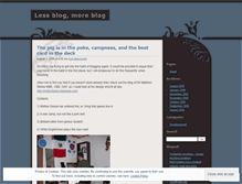 Tablet Screenshot of lessblogmoreblag.wordpress.com