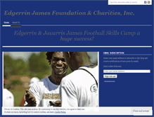 Tablet Screenshot of edgerrinjamesfoundationcharities.wordpress.com