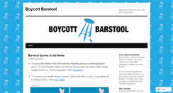 Desktop Screenshot of boycottbarstool.wordpress.com