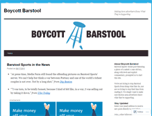 Tablet Screenshot of boycottbarstool.wordpress.com