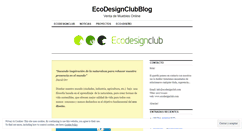 Desktop Screenshot of ecodesignclubblog.wordpress.com