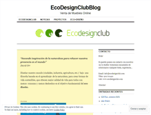 Tablet Screenshot of ecodesignclubblog.wordpress.com