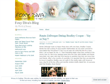 Tablet Screenshot of foxydiva.wordpress.com