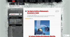Desktop Screenshot of come2islam.wordpress.com