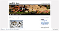 Desktop Screenshot of greycliffsranch.wordpress.com