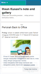Mobile Screenshot of ihsankusasi.wordpress.com