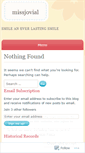 Mobile Screenshot of missjovial.wordpress.com
