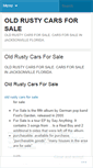 Mobile Screenshot of oldrustycarsforsaleovuk.wordpress.com