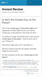Mobile Screenshot of honestreview.wordpress.com