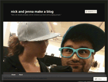 Tablet Screenshot of nickandjenna.wordpress.com