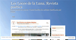 Desktop Screenshot of loslocosdelaluna.wordpress.com