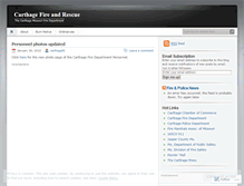 Tablet Screenshot of carthagefd.wordpress.com