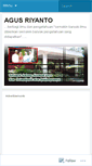 Mobile Screenshot of agusriyanto09.wordpress.com
