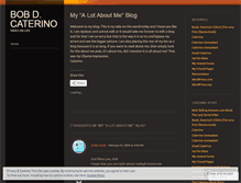 Tablet Screenshot of bobcaterino.wordpress.com