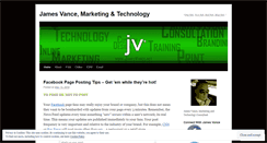 Desktop Screenshot of jamesvance.wordpress.com