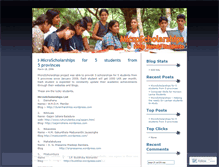 Tablet Screenshot of microscholarships.wordpress.com