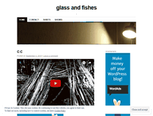 Tablet Screenshot of glassandfishes.wordpress.com
