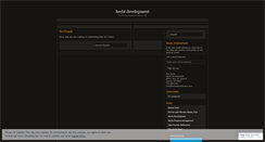 Desktop Screenshot of hechtdevelopment.wordpress.com