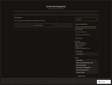 Tablet Screenshot of hechtdevelopment.wordpress.com