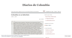 Desktop Screenshot of diariosdecolombia.wordpress.com