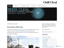 Tablet Screenshot of chillcleal.wordpress.com