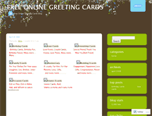 Tablet Screenshot of 123ecards.wordpress.com