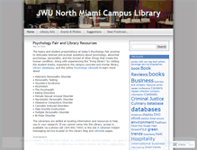 Tablet Screenshot of jwumiamilibrary.wordpress.com