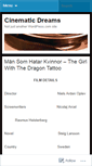 Mobile Screenshot of cinematicdreams.wordpress.com