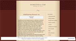 Desktop Screenshot of homeindiafashion.wordpress.com